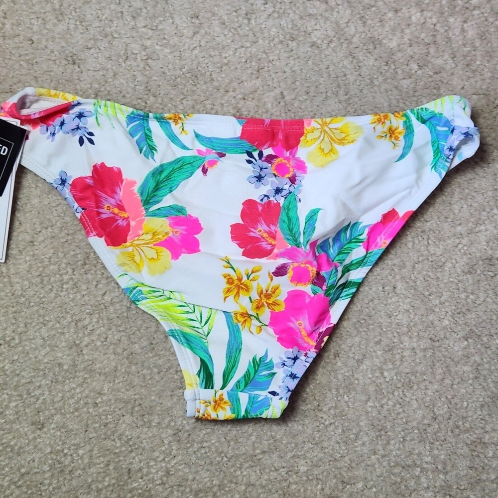 Salt Cove Bikini Bottom Floral Hipster Swimsuit Tropical Bright Summer Size S - Picture 3 of 6